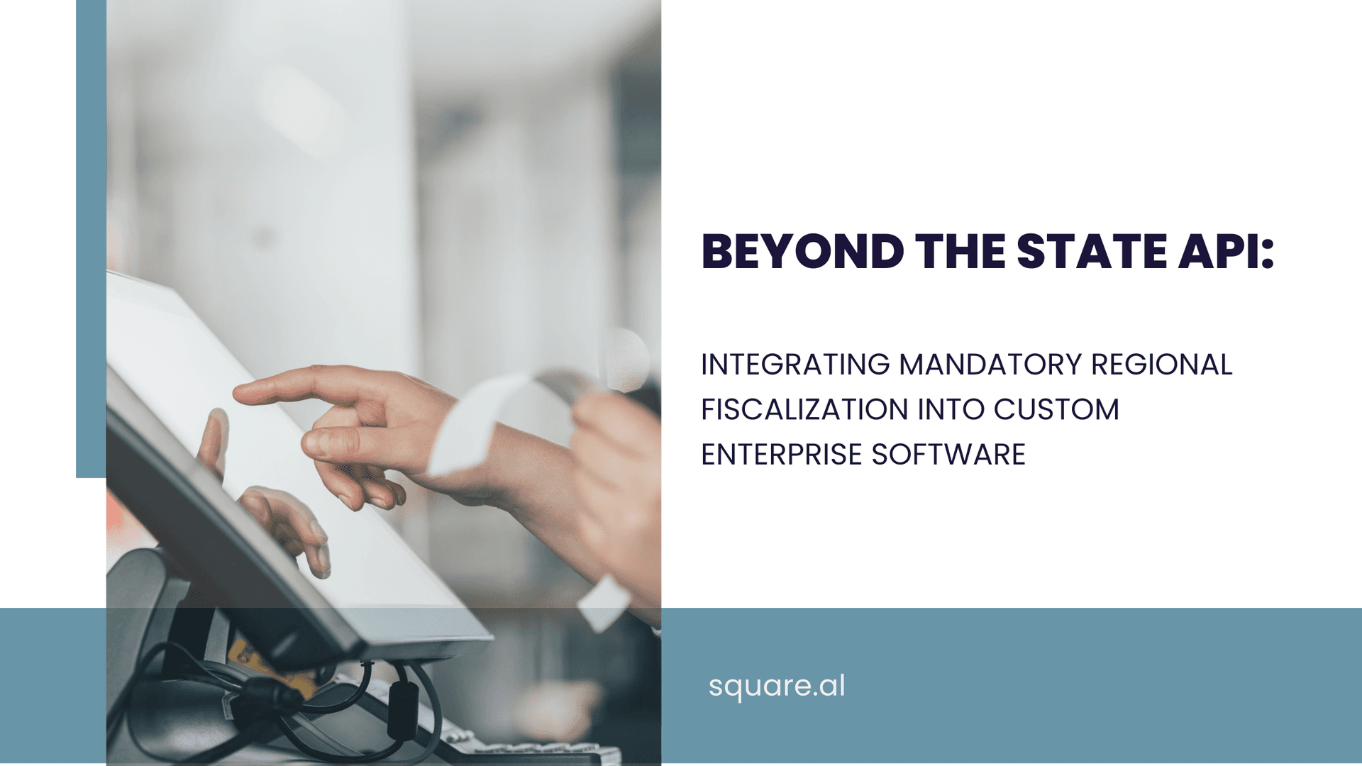 Developer integrating fiscalization into custom software for a government tax platform