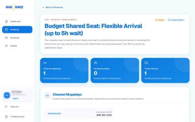 Channel mappings